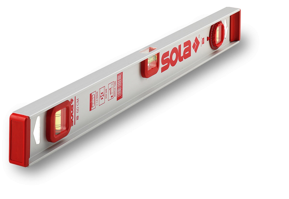 Nivelă cu bula ( Boloboc ) aluminiu profil ID, 40cm - Sola-01256501