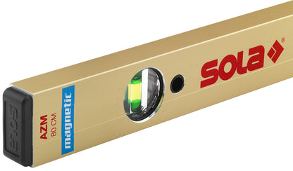 Nivelă cu bula (Boloboc magnetic) cu profil tubular, 40cm AZM 40 - Sola-01820501