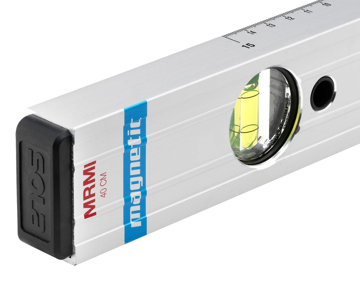 Nivela cu bula (Boloboc magnetic) cu profil tubular pentru instalatii, 40cm MRMI - Sola-01490501