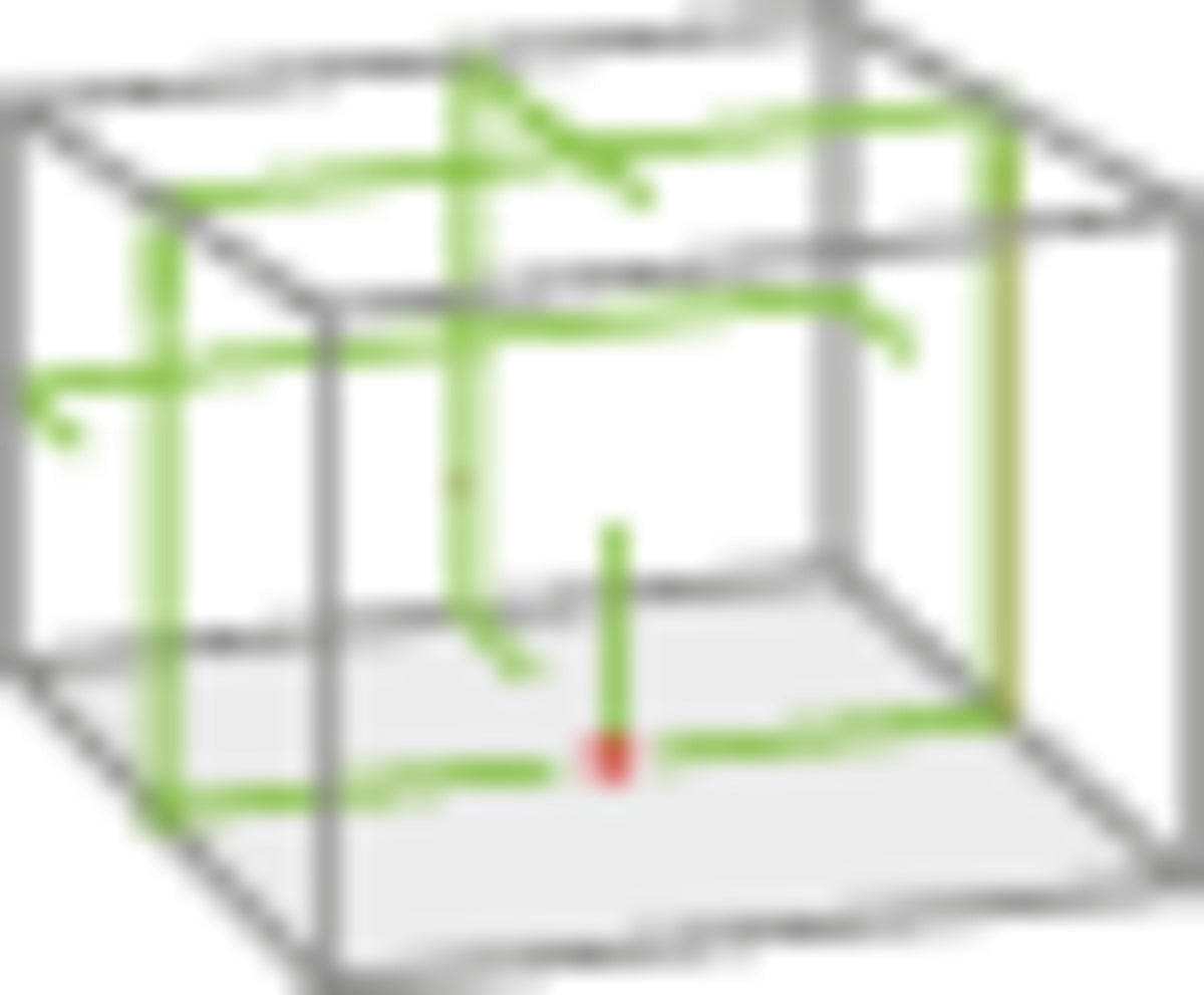 Nivela Laser Verde ATLAS GREEN multilinie si punct - 360°, 25m, Li-Ion - SOLA-71015701