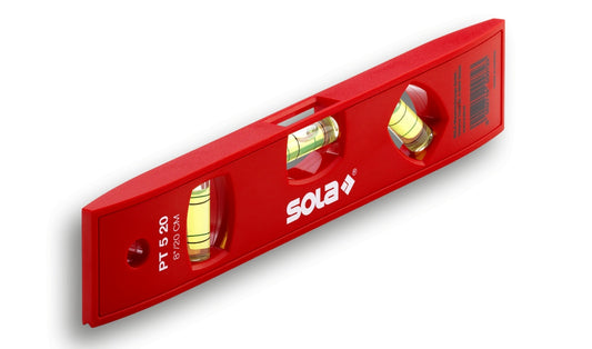 Nivelă torpedo ( Boloboc ) din plastic PT 5, 20cm - Sola-01430220