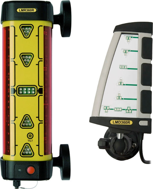 Pachet Receptor semnal pentru utilaje 360° LMR360R (868 MHz) - prindere magnetica si afișaj de la distanță LMD360R, Leica-6003353