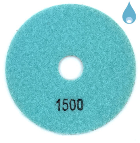 Paduri / dischete diamantate pt. slefuire umeda #1500 Ø100mm - DXDY.WETPAD.100.1500