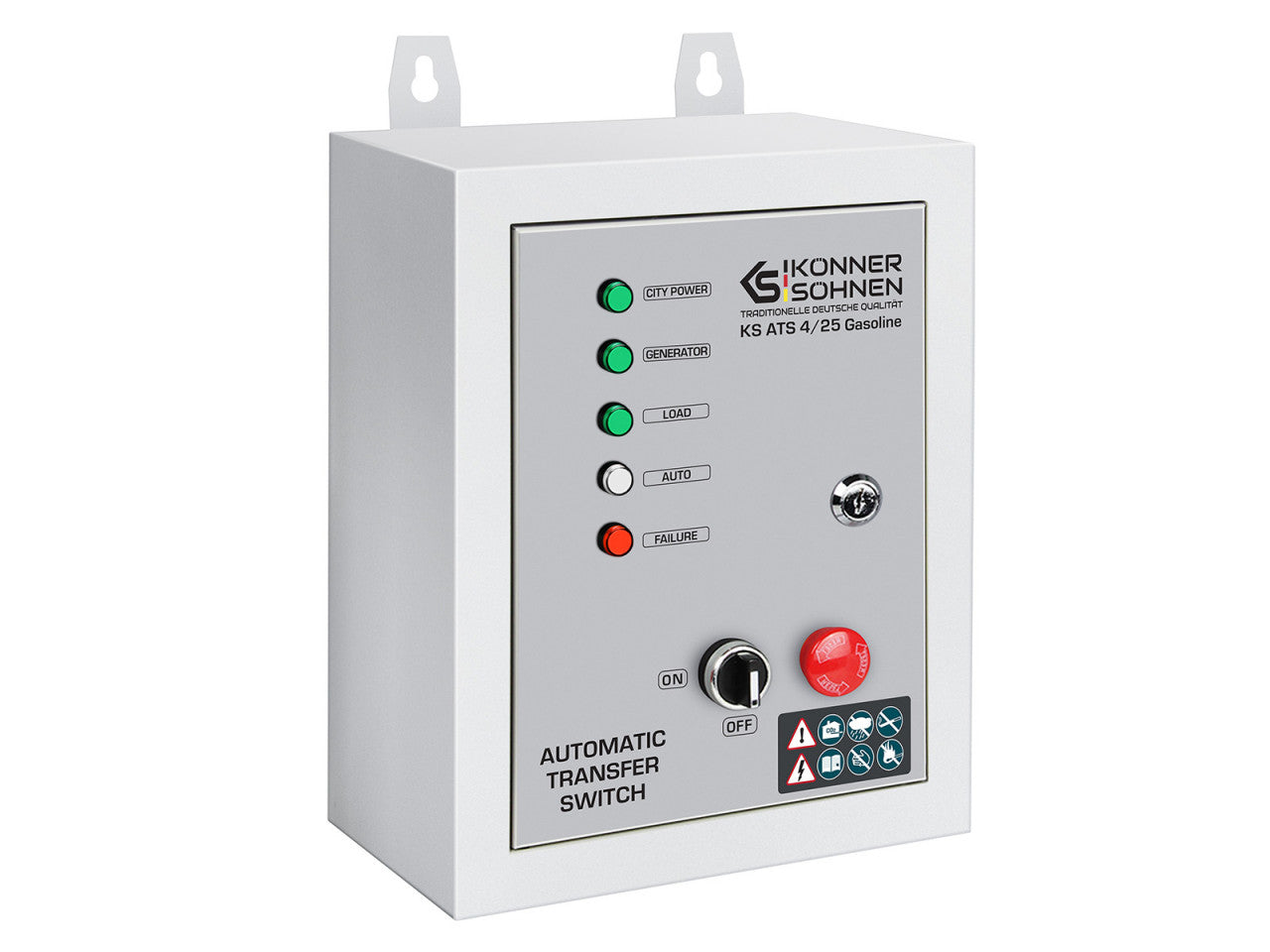 Panou de automatizare pt. Generatoarele Inverter Konner & Sohnen (conector 8pini) - KS-ATS-4/25-GAS