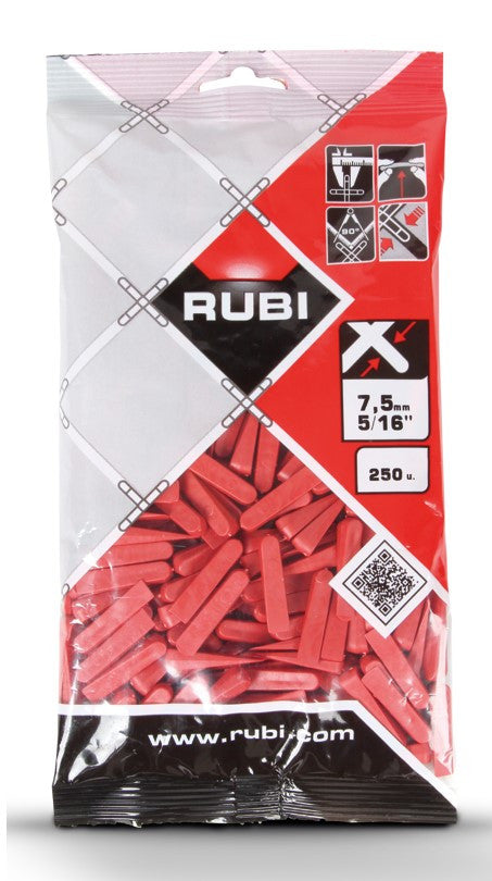 Pene refolosibile pt. montarea placilor ceramice 7,5mm, 250 buc. - RUBI-2397