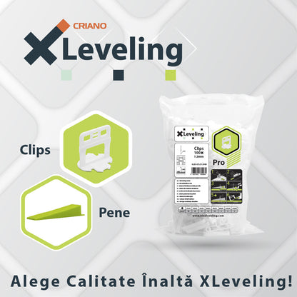 Pene Reutilizabile pt. Clipsuri Autonivelare Xleveling - 100 buc - XLEV-SP100