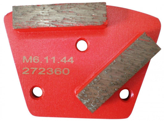 Placa cu segmenti diamantati pt. slefuire pardoseli - segment mediu (rosu) - # 80 - prindere M6 - DXDH.8506.11.45