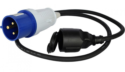 Prelungitor 230V Stecher Euro - 1x Priza Casnica - max 3600W - KS-EX1M-1S