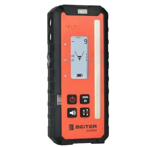 Receptor profesional cu afisaj digital diferente pentru lasere rotative, raza de actiune max. 350m - Beiter DLD802