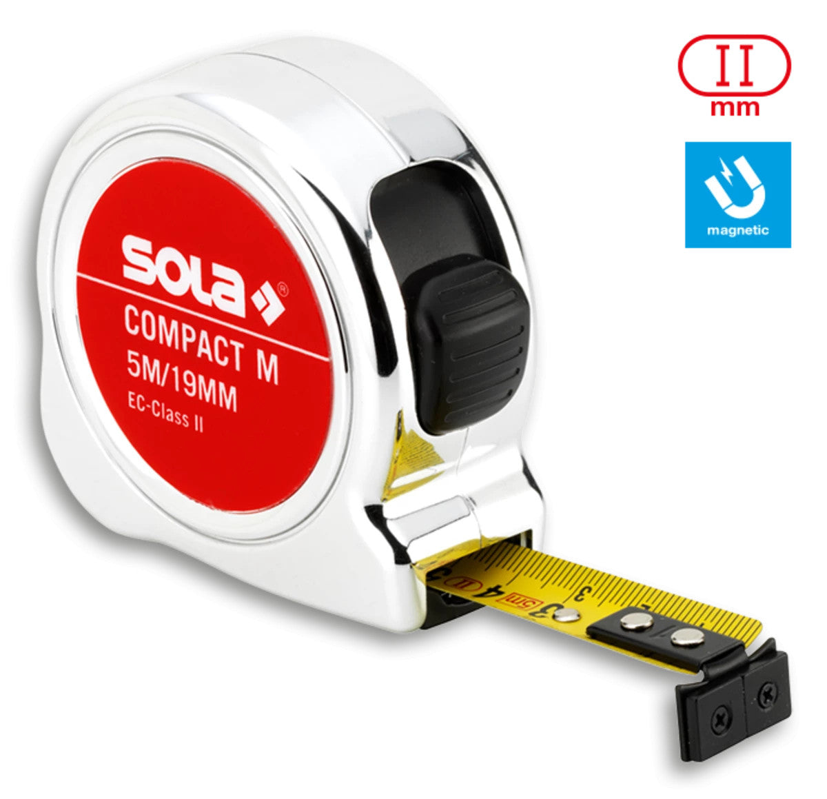 Ruletă Compact M CO, 8m - Sola-50520801