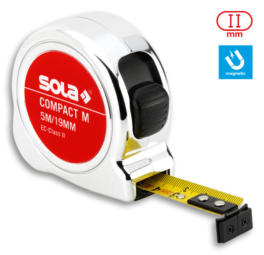 Ruletă Compact M CO, 8m - Sola-50520801