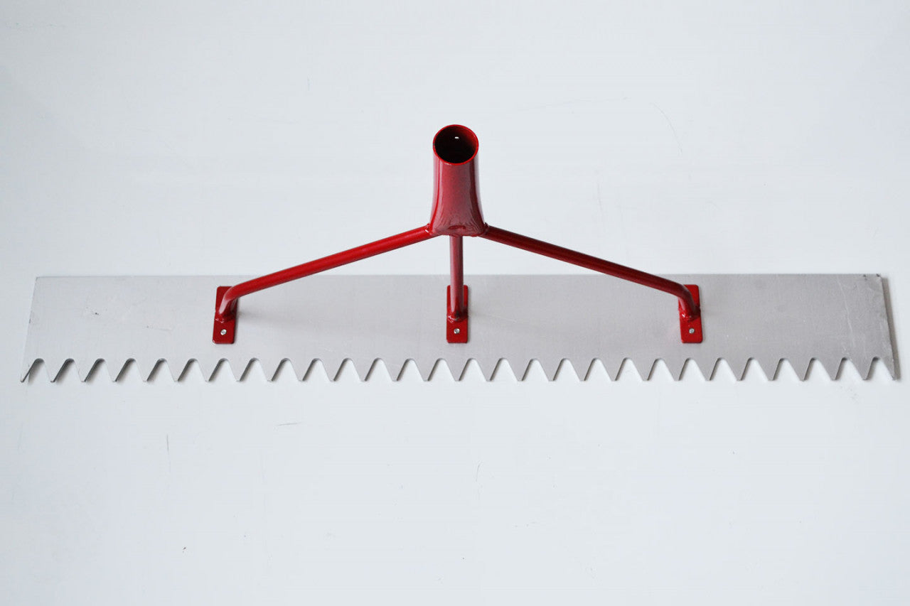 Sapa / Racleta cu dinti din aluminiu, pt. nivelare asfalt, Latime 600mm - CXMD.20019
