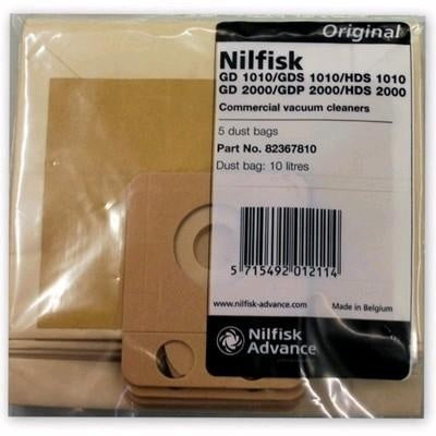 Set 5 saci hartie ASPIRATOR USCAT VP300 BASIC HEPA Nilfisk-82367810