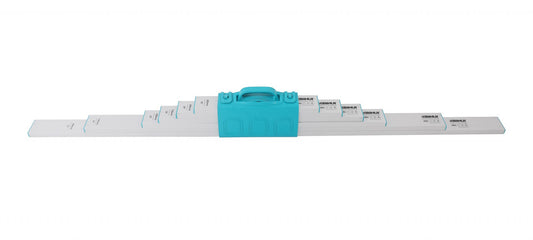 Set dreptare din aluminiu pentru nivelat - 6buc., 45-180cm - BIHUI-TASES6