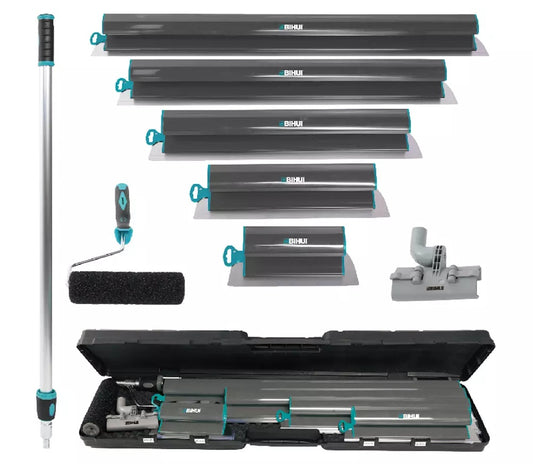 SET spatule pentru aplicare glet / tencuieli, 8 piese - Kit complet pentru Finisaje - BIHUI-PTKJK8