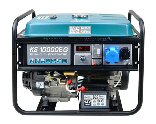 SH - RESIGILAT - Generator de curent 8 kW HIBRID (GPL + Benzina) - Konner & Sohnen - KS-10000E-G