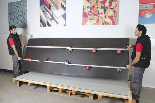 Sistem de transport cu ventuze pt. placi de dimensiuni mari, 320cm, 60kg, Slim Easy Trans - RUBI-18910