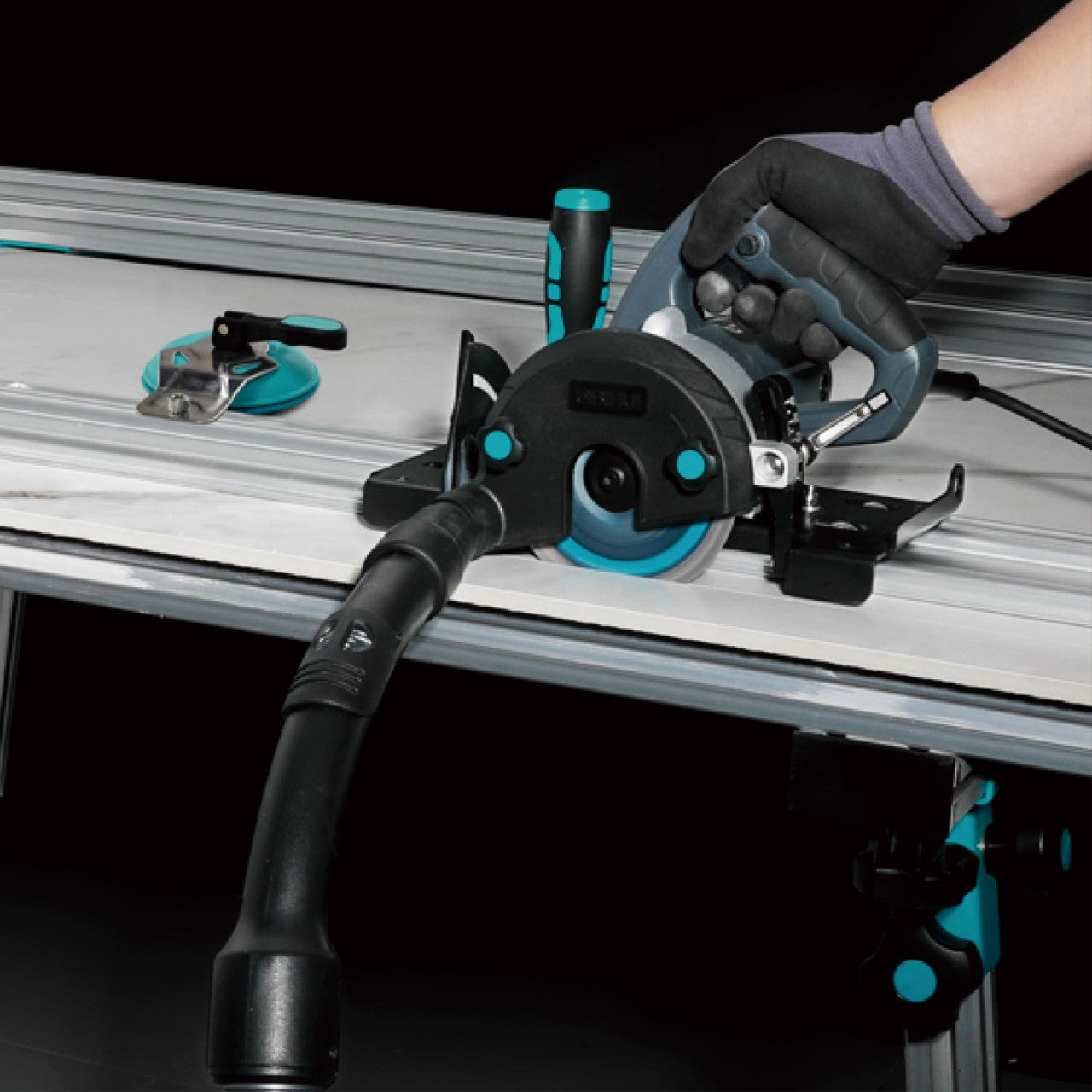 Sistem electric de taiere XXL 2.0 - pt. placi ceramice de dimensiuni mari, 320cm, circular 1.5 kW - BIHUI-LFEC5