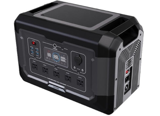 Statie acumulator portabil cu incarcare rapida - FastCharge, LiFePO4 - Generator Solar Power Station - 2500W, 2048Wh - CNO-PS2