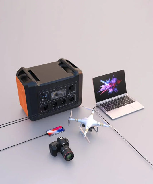 Statie acumulator portabil pentru incarcare electrica LongLife, LiFePO4, Generator Solar Power Station - 2400W, 2232Wh - CNO-PS2400