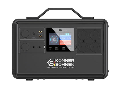 Statie acumulator portabil pentru incarcare electrica, UPS, PowerBank - 2240Wh, 2400W - KS-2400PS