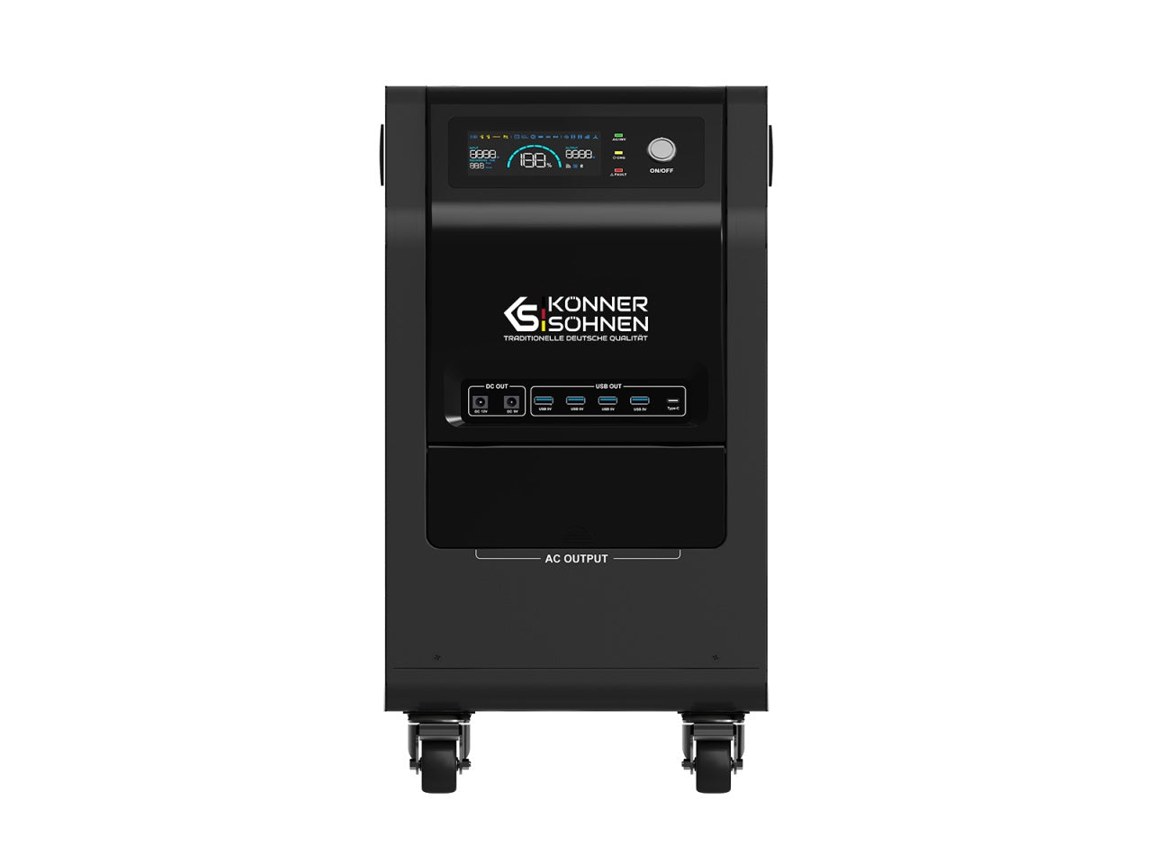 Statie de incarcare portabila de energie solara, UPS, PowerBank - 3200Wh, 3000W - KS-3000PS