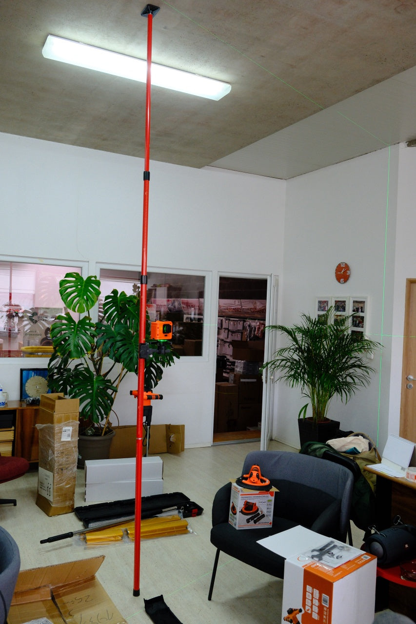 Tija Telescopica CRIANO 400cm Extensibila pt. Fixare Lasere si alte Unelte - CNO-SL400E