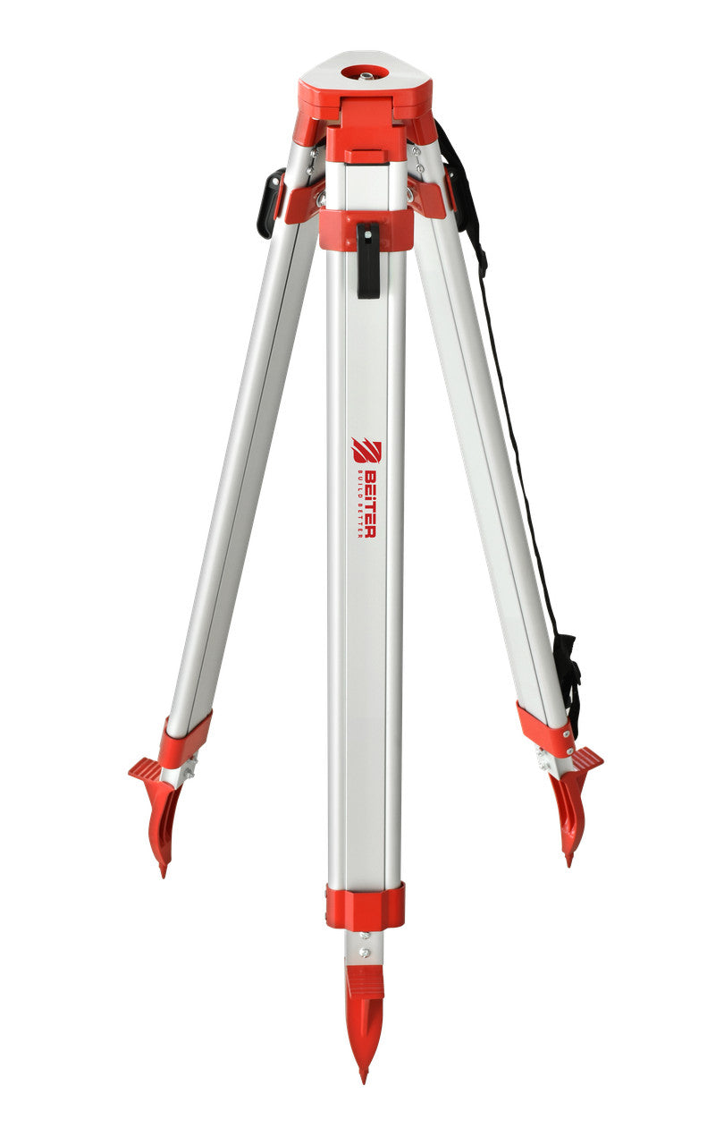 Trepied alumiuniu reglabil, 97-160cm - cap plat pt. lasere rotative sau nivele optice - Beiter BT160FH