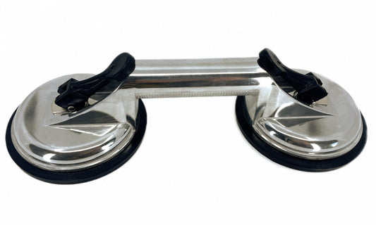 Ventuza dubla pt. gresie, sticla, faianta profesionala cu corp din Aluminiu - Ø125mm, 90kg - CNO-ALUV2