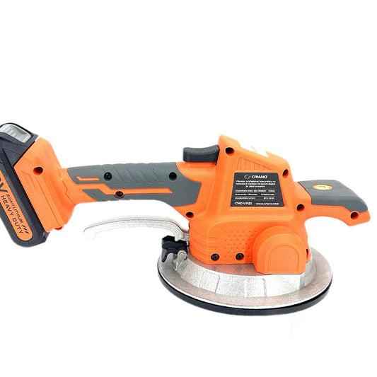 Vibrator profesional 21V HEAVY DUTY cu ventuza ⌀200mm si variator de turatii digital pt. placi ceramice - CNO-VP21